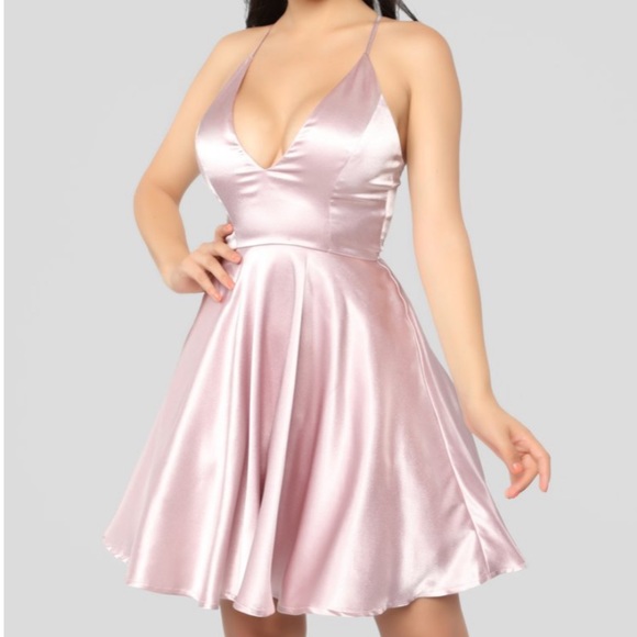 Fashion Nova Silky Dress - Picture 2 of 8